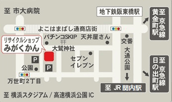阪東橋　MAP